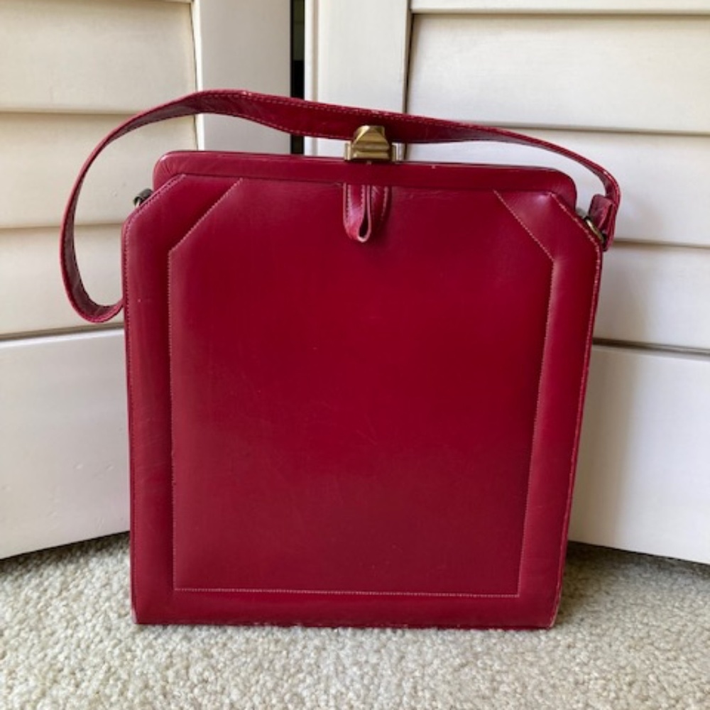 1950's Mam'selle Original New York Leather Purse - Picture 2 of 14